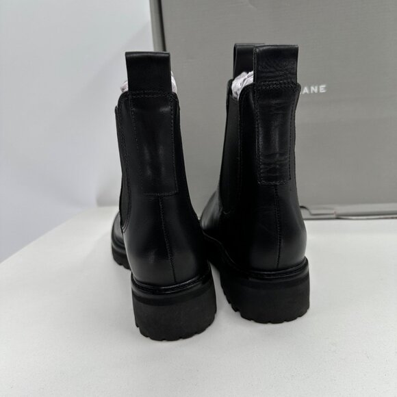 Everlane The Lug Chelsea Boot in Black sz 6.5 Women's Leather Ankle Chunky Sole - Picture 7 of 9